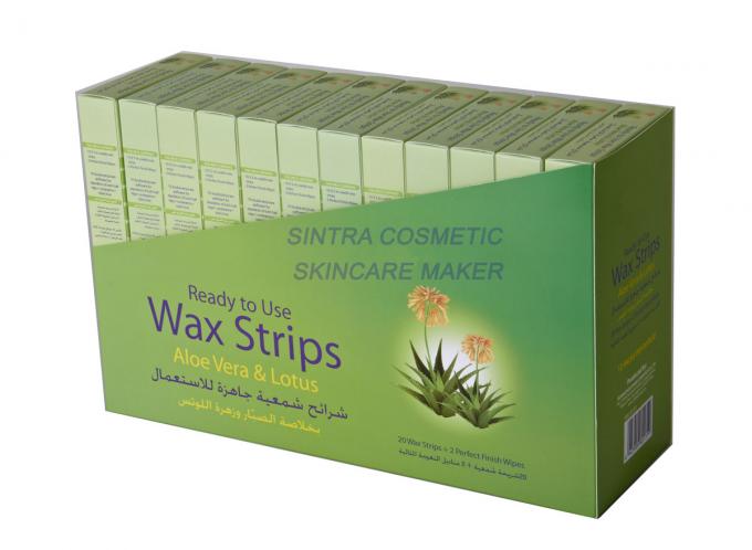 Instant Wax Strips Hair Removal At Home Aloe Vera Lotus Extracts STF8127