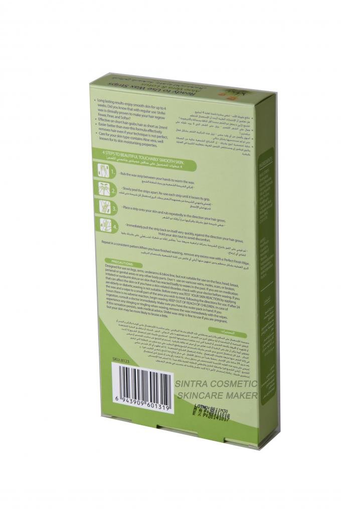 Instant Wax Strips Hair Removal At Home Aloe Vera Lotus Extracts STF8127
