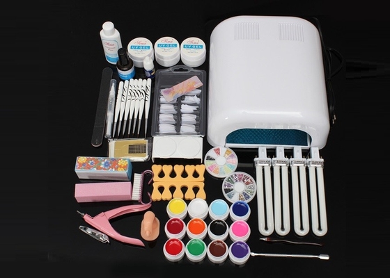 Portable UV Nail Gel Kits White UV Gel Lamp 36W / Nail Art Tools