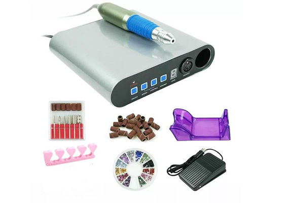 Light Weight Nail Art Tool / Pro Nail Drill Machine With Microcomputer Control Forward